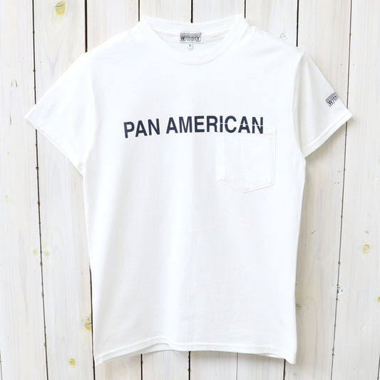 ENGINEERED GARMENTS WORKADAY : Printed S/S Tee-Pan American (White)