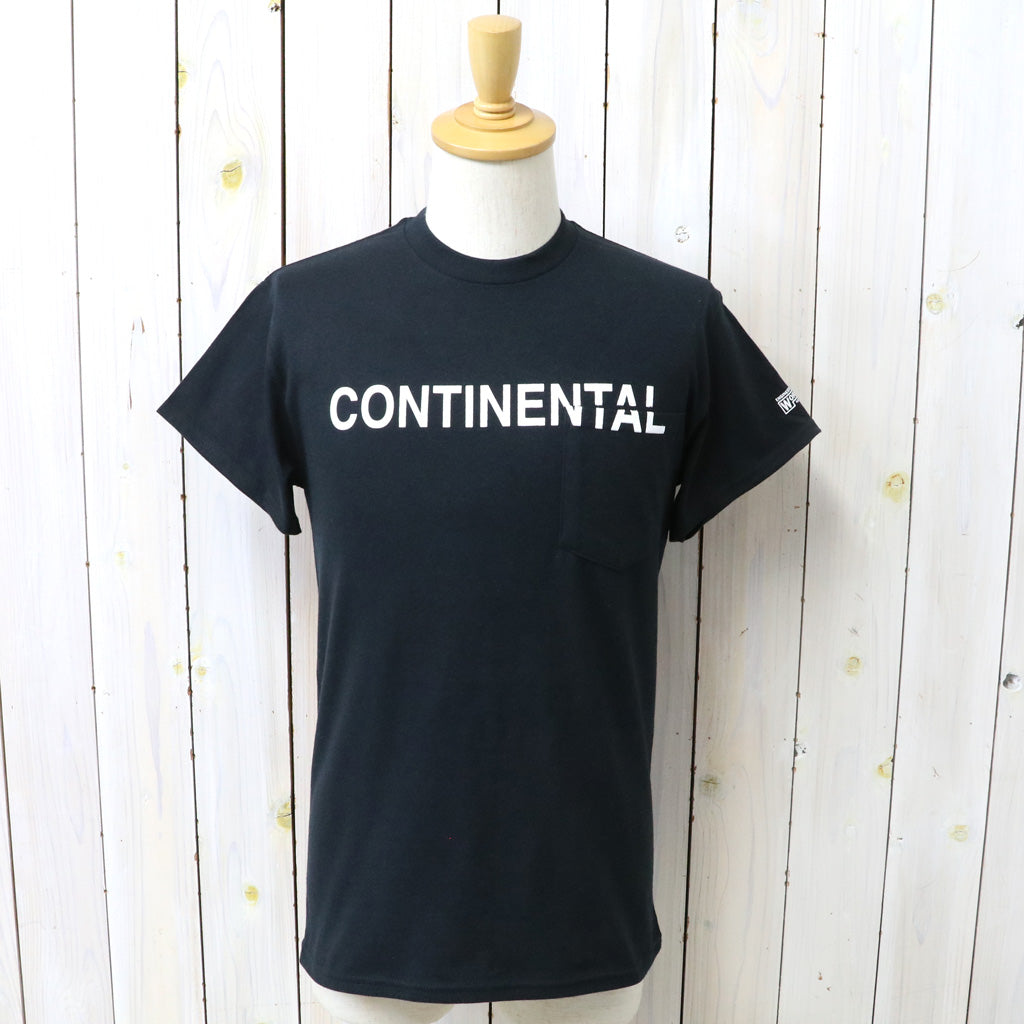 ENGINEERED GARMENTS WORKADAY : Printed S/S Tee-Continental (Black)