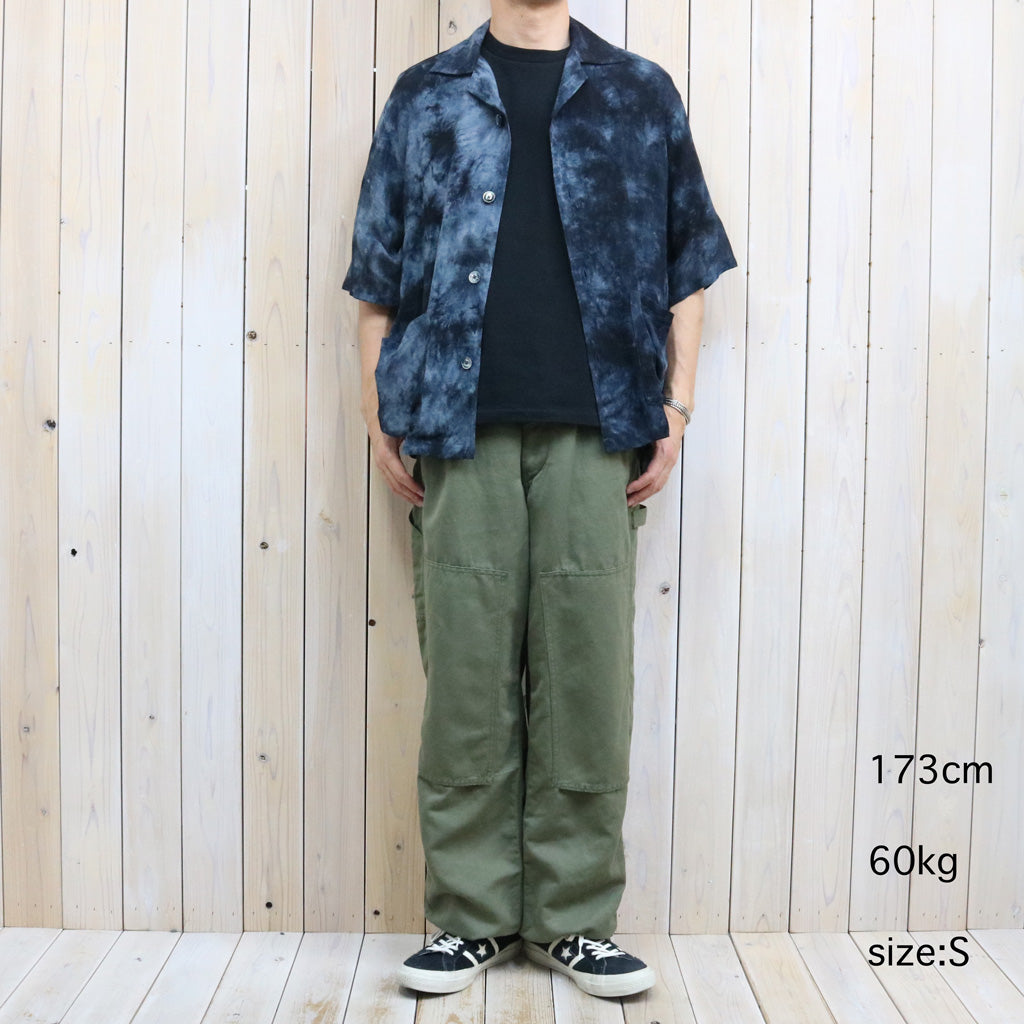 【SALE40%OFF】Needles : Cabana Shirt-Mesh Jacquard/Uneven Dye (Charcoal)