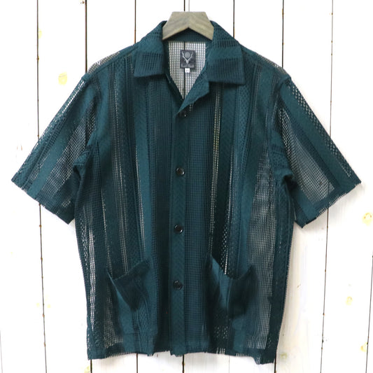 【SALE30%OFF】SOUTH2 WEST8 : Cabana Shirt-Poly Lace (Green)