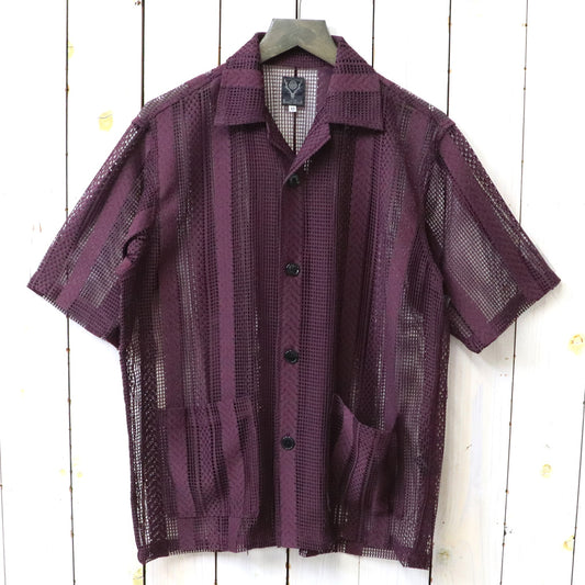 【SALE30%OFF】SOUTH2 WEST8 : Cabana Shirt-Poly Lace (Dk.Purple)