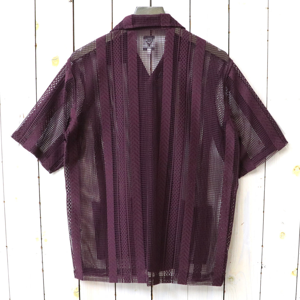 【SALE30%OFF】SOUTH2 WEST8 : Cabana Shirt-Poly Lace (Dk.Purple)