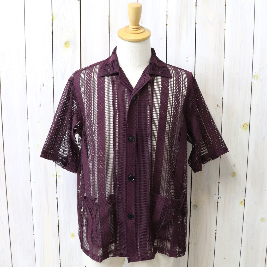 【SALE30%OFF】SOUTH2 WEST8 : Cabana Shirt-Poly Lace (Dk.Purple)