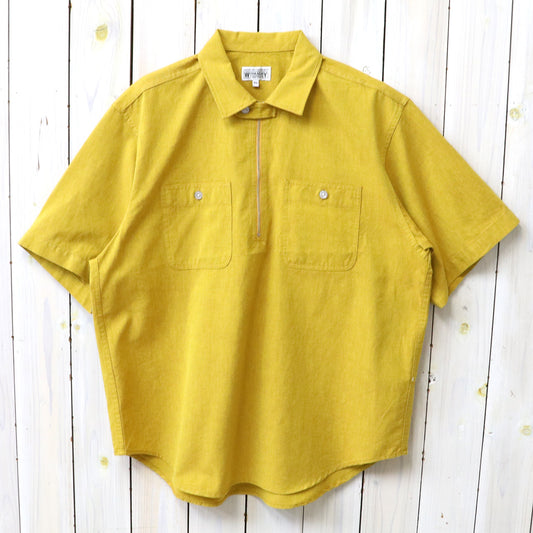ENGINEERED GARMENTS WORKADAY : Spinnaker Shirt-Cotton Iridescent (Yellow)