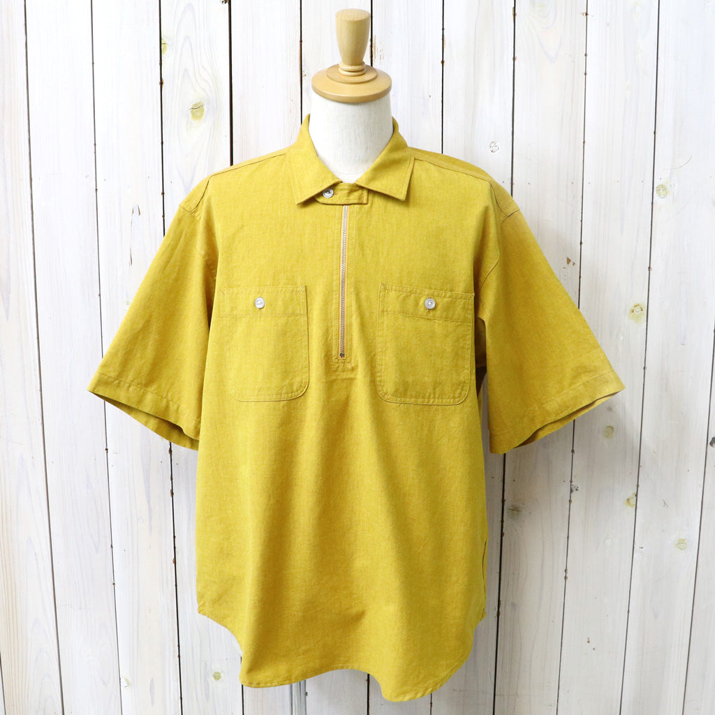 ENGINEERED GARMENTS WORKADAY : Spinnaker Shirt-Cotton Iridescent (Yellow)