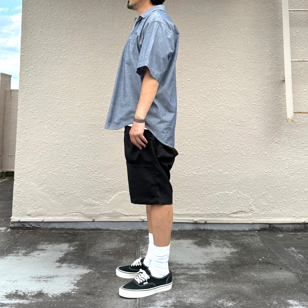 ENGINEERED GARMENTS WORKADAY : Spinnaker Shirt-Cotton Chambray