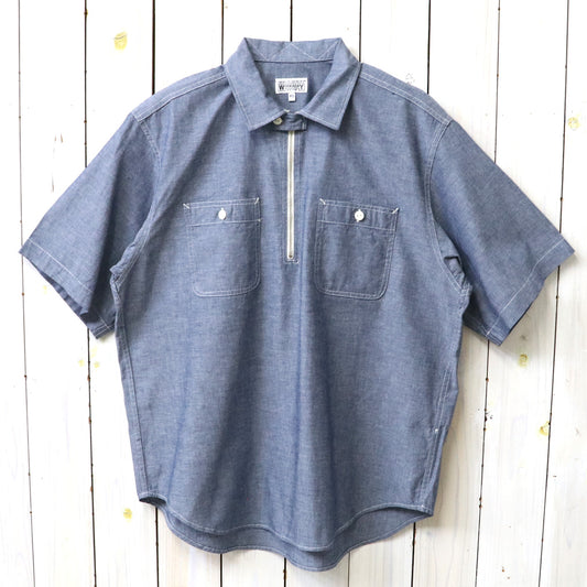 ENGINEERED GARMENTS WORKADAY : Spinnaker Shirt-Cotton Chambray