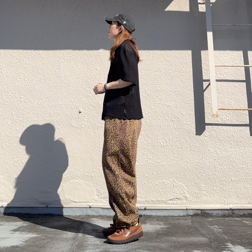 【SALE30%OFF】SOUTH2 WEST8 : S/S Open Collar Shirt-Cotton Mesh (Black)