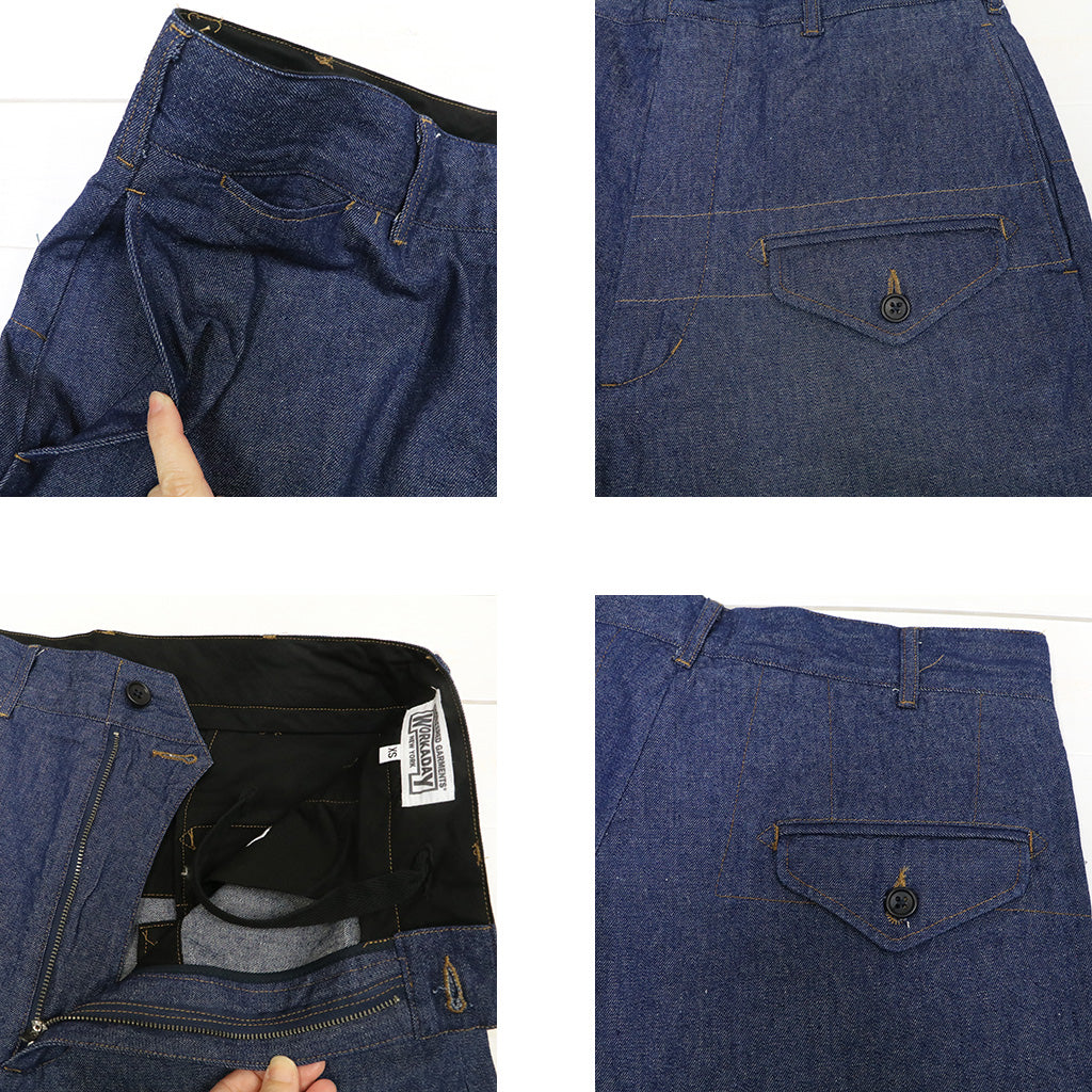 ENGINEERED GARMENTS WORKADAY : Ghurka Short-Industrial 8oz Denim