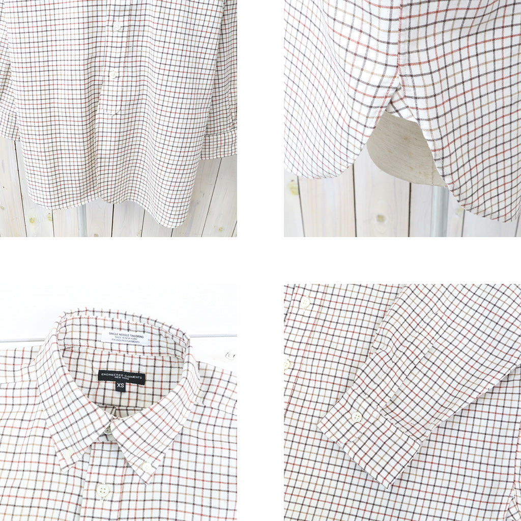ENGINEERED GARMENTS : 19 Century BD Shirt-Brushed Cotton Tattersall