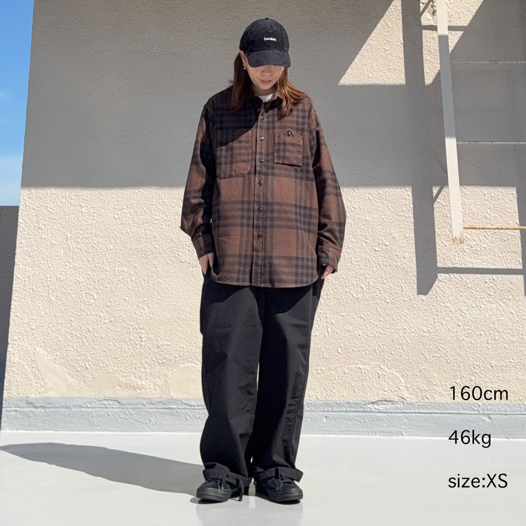 ENGINEERED GARMENTS : Work Shirt-Cotton Flannel Plaid
