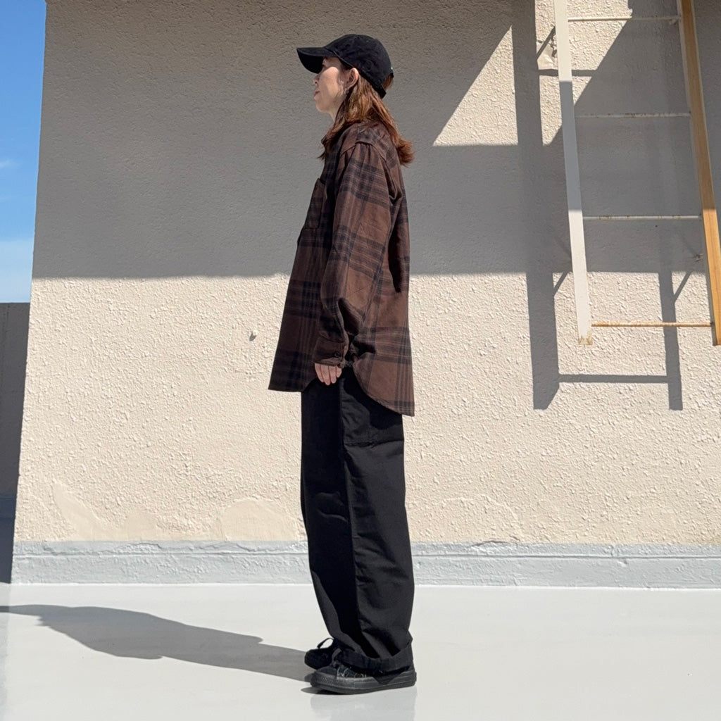ENGINEERED GARMENTS : Work Shirt-Cotton Flannel Plaid