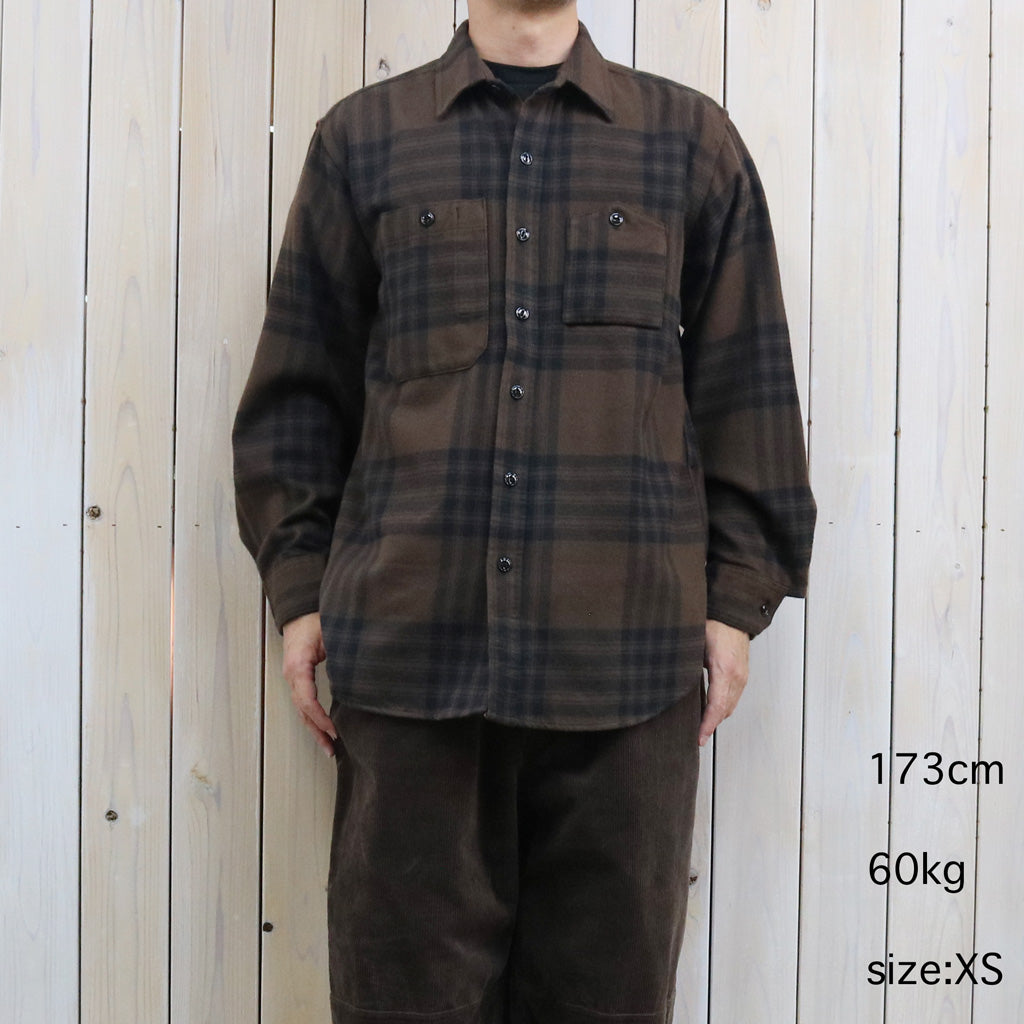 ENGINEERED GARMENTS : Work Shirt-Cotton Flannel Plaid