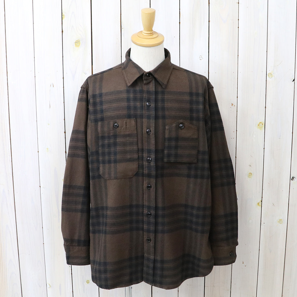 ENGINEERED GARMENTS : Work Shirt-Cotton Flannel Plaid
