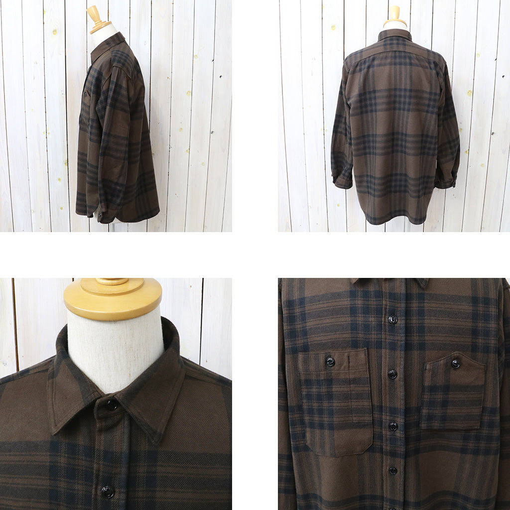 ENGINEERED GARMENTS : Work Shirt-Cotton Flannel Plaid