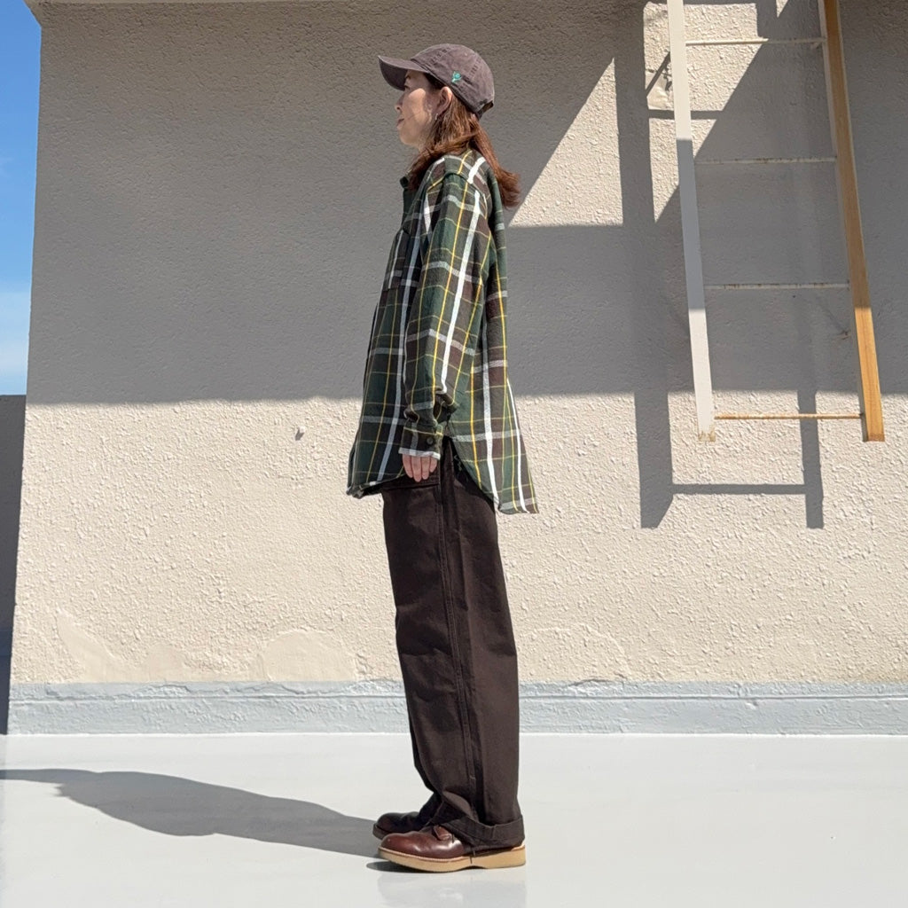 ENGINEERED GARMENTS : Work Shirt-Cotton Heavy Twill Plaid