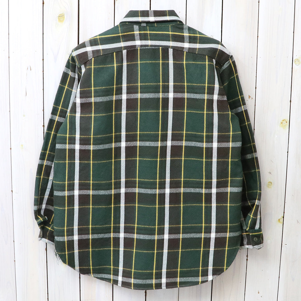 ENGINEERED GARMENTS : Work Shirt-Cotton Heavy Twill Plaid