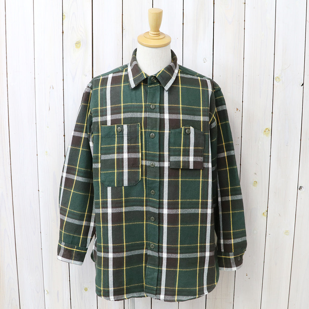 ENGINEERED GARMENTS : Work Shirt-Cotton Heavy Twill Plaid