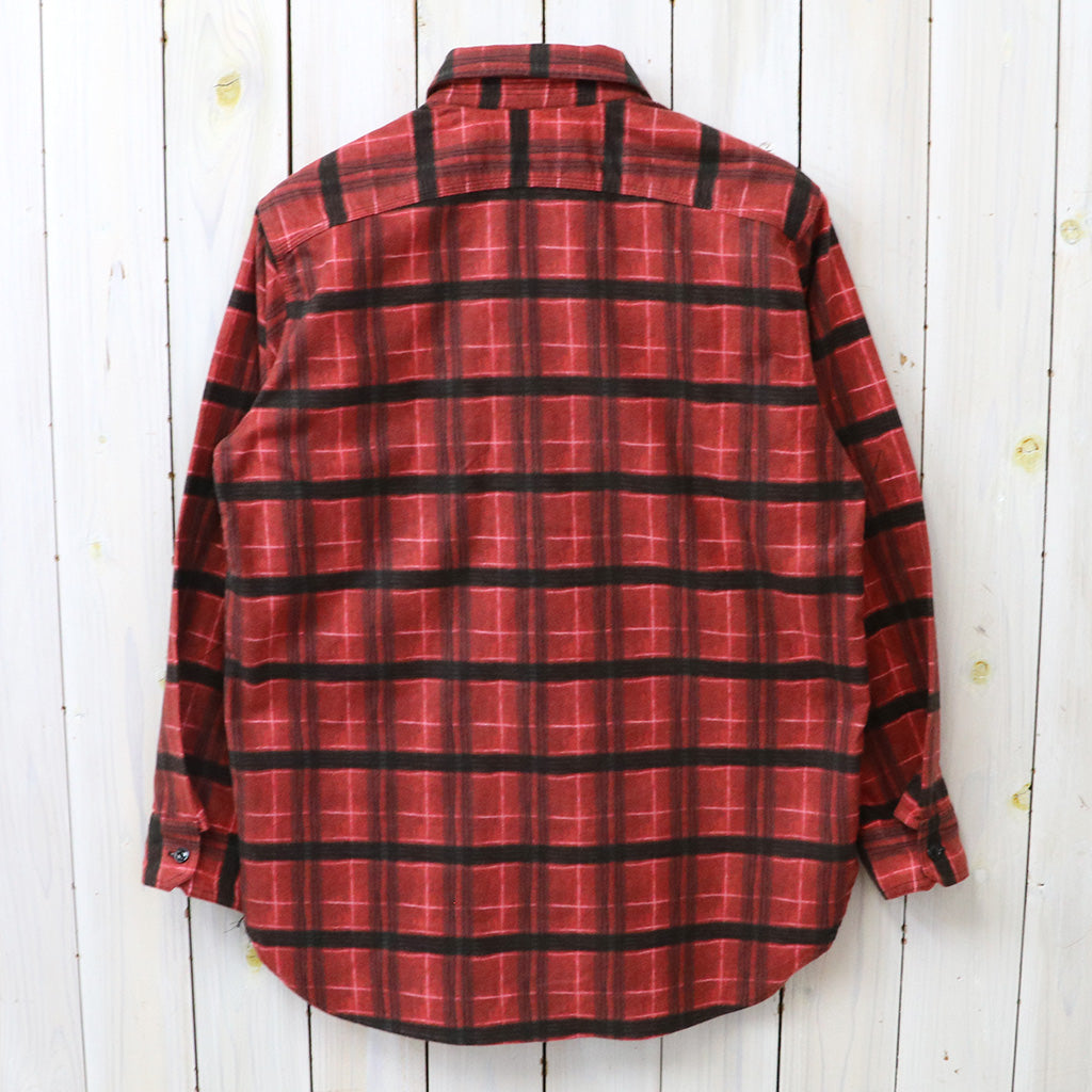 ENGINEERED GARMENTS : Work Shirt-Cotton Printed Plaid Flannel