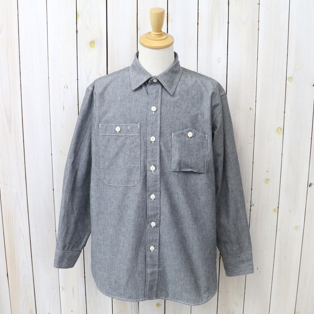 ENGINEERED GARMENTS : Work Shirt-Cotton Chambray (Grey)