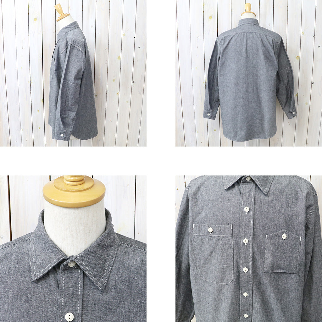 ENGINEERED GARMENTS : Work Shirt-Cotton Chambray (Grey)