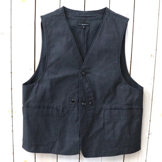 ENGINEERED GARMENTS : Upland Vest-Cotton Heavy Twill
