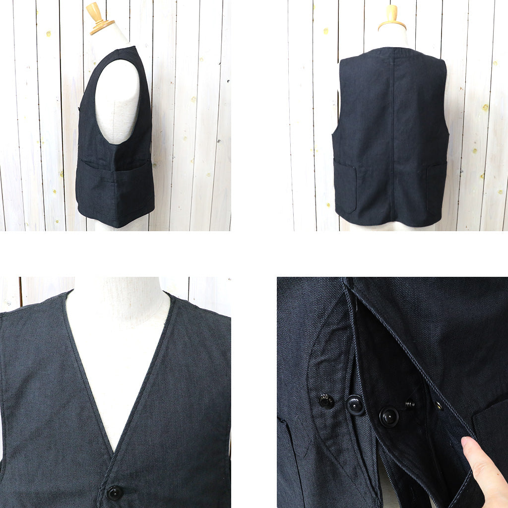 ENGINEERED GARMENTS : Upland Vest-Cotton Heavy Twill