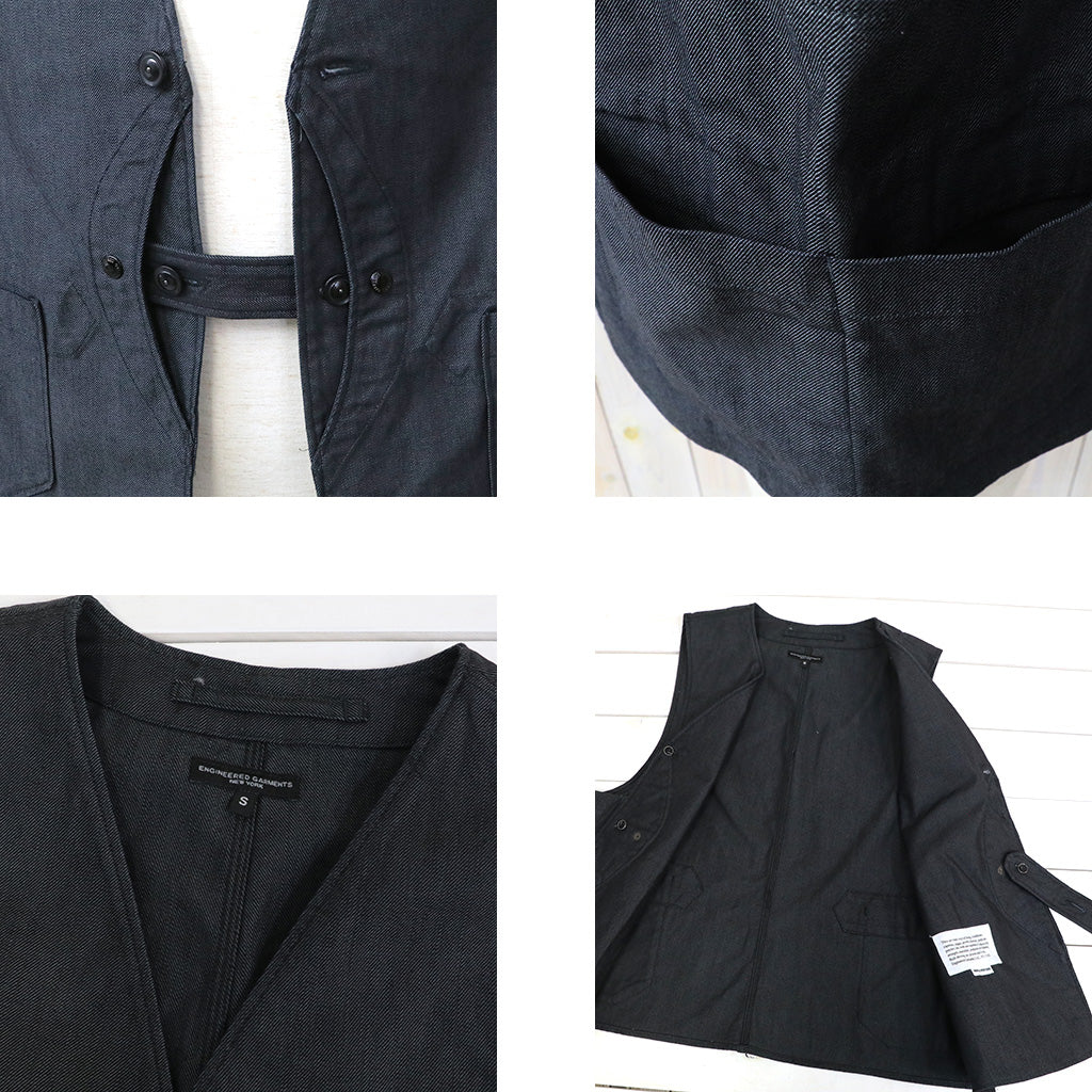 ENGINEERED GARMENTS : Upland Vest-Cotton Heavy Twill