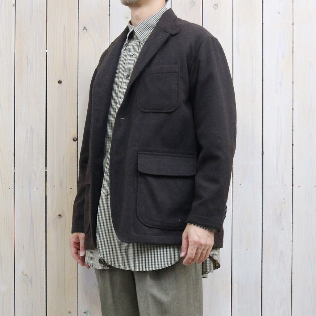 ENGINEERED GARMENTS : Loiter Jacket-Poly Wool Heavy Flannel (Dk.Brown)