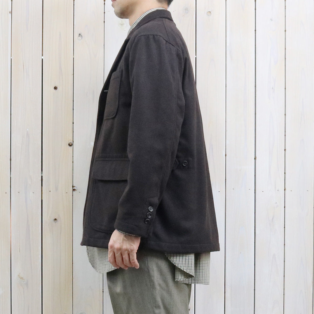 ENGINEERED GARMENTS : Loiter Jacket-Poly Wool Heavy Flannel (Dk.Brown)