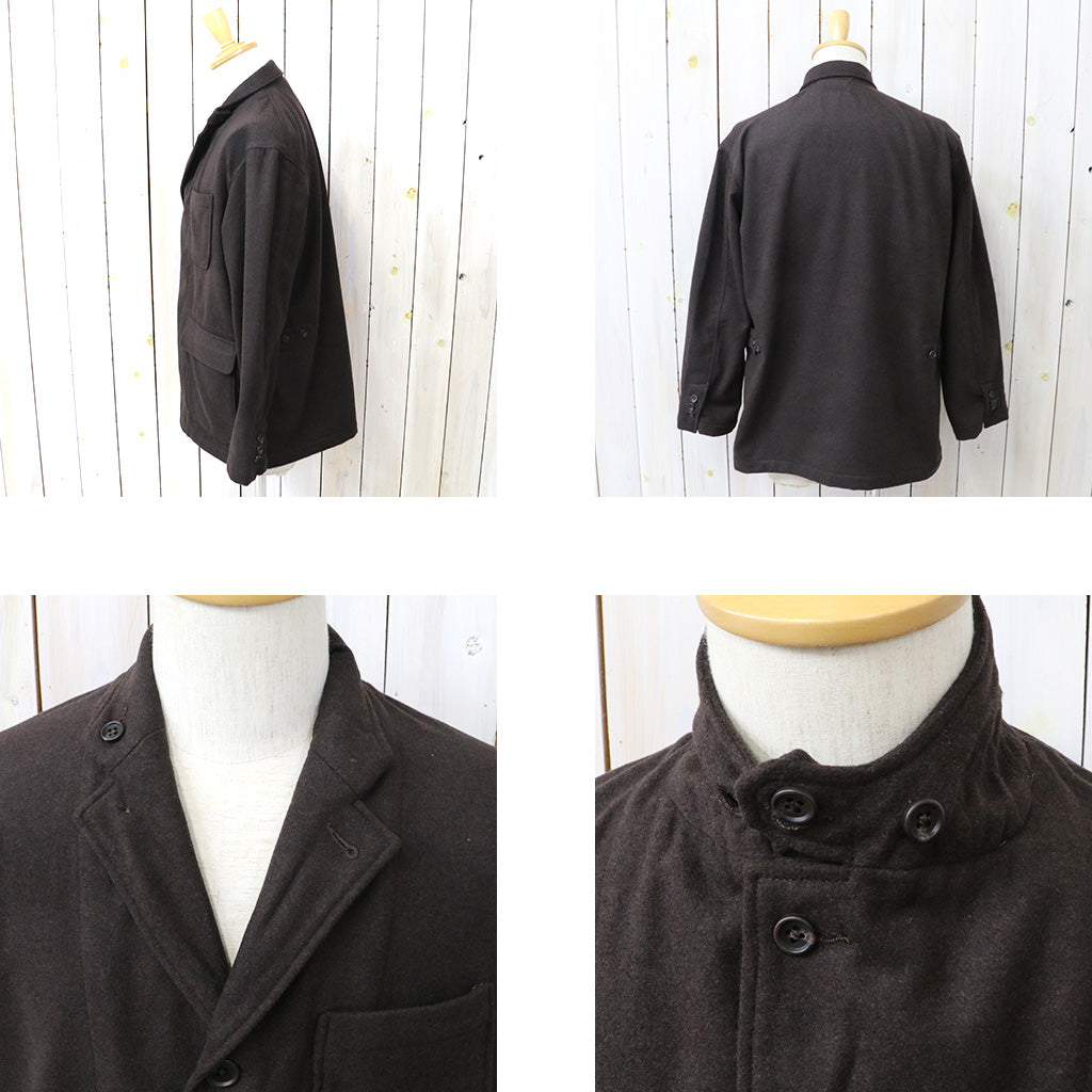 ENGINEERED GARMENTS : Loiter Jacket-Poly Wool Heavy Flannel (Dk.Brown)