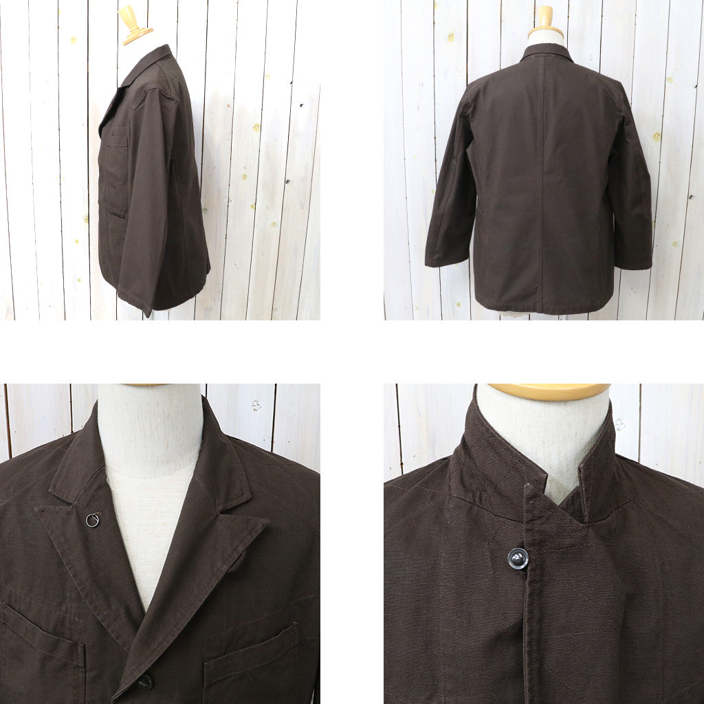 ENGINEERED GARMENTS : Bedford Jacket-Heavyweight Cotton Ripstop (Dk.Brown)