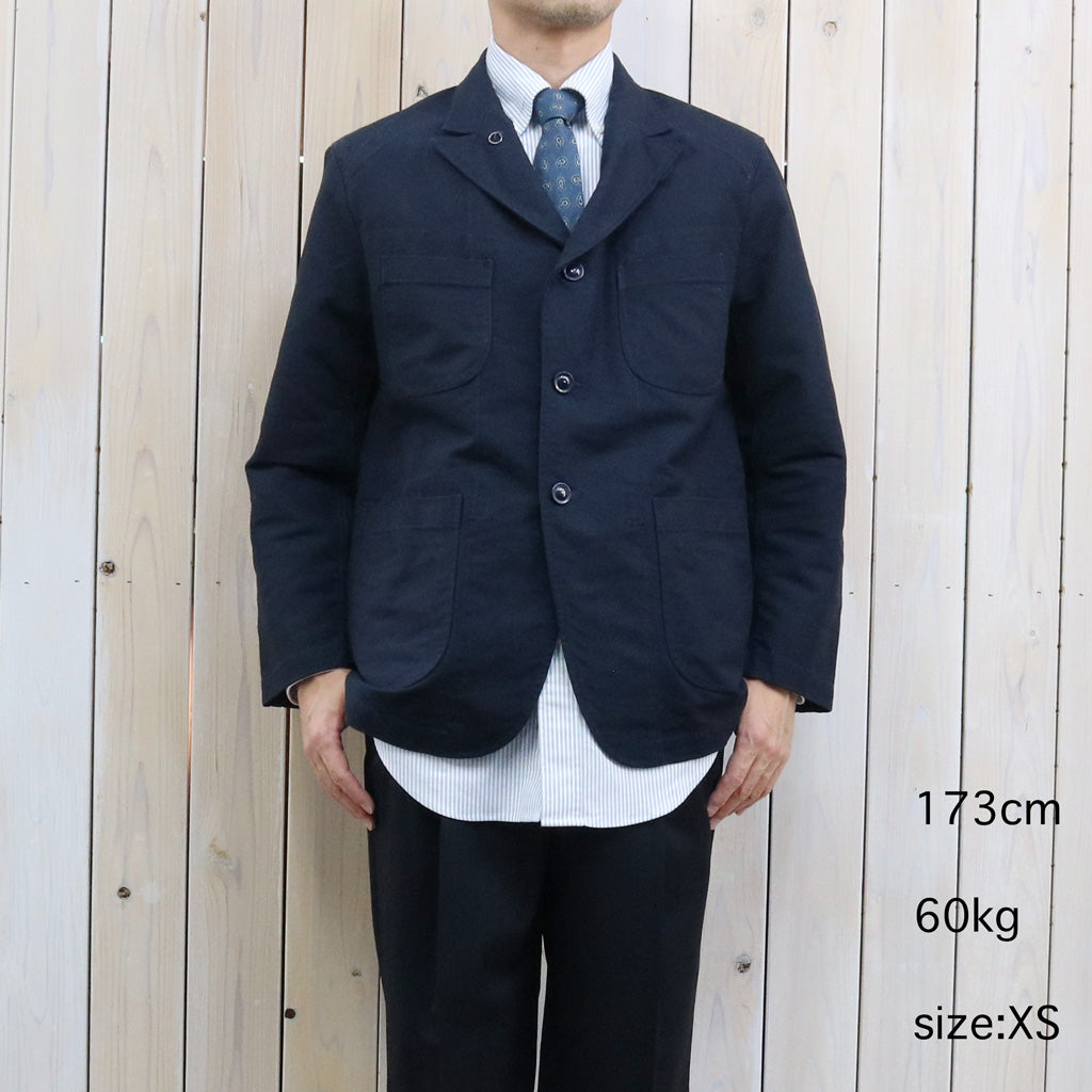 ENGINEERED GARMENTS : Bedford Jacket-Cotton Double Cloth (Navy)