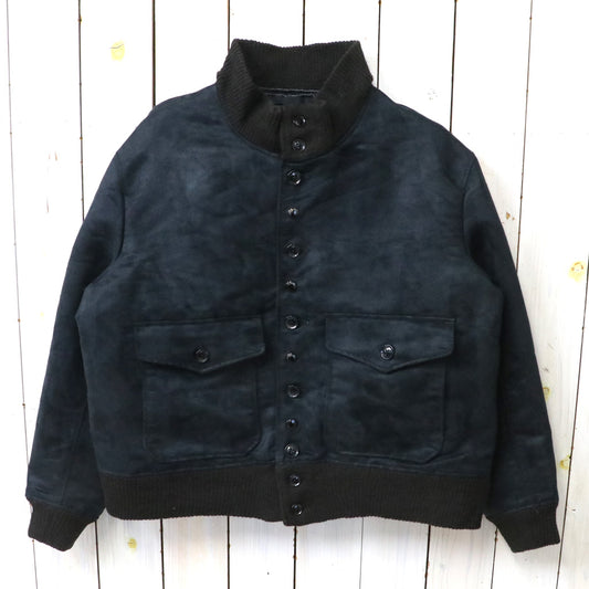 ENGINEERED GARMENTS : A-1 Jacket-Polyester Fake Suede (Black)