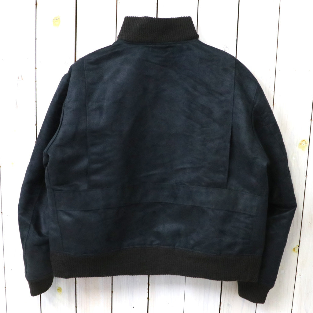 ENGINEERED GARMENTS : A-1 Jacket-Polyester Fake Suede (Black)