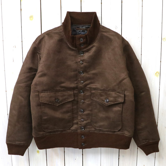 ENGINEERED GARMENTS : A-1 Jacket-Polyester Fake Suede (Brown)