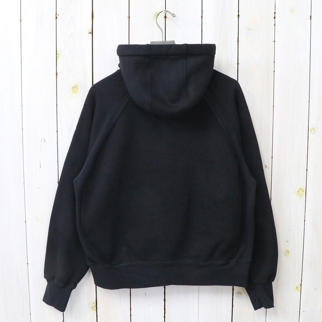 ENGINEERED GARMENTS : Zip Up Hoodie-12oz Cotton Fleece (Black)