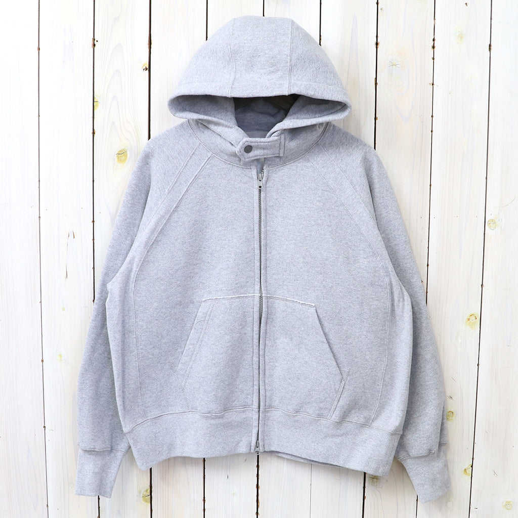 ENGINEERED GARMENTS : Zip Up Hoodie-12oz Cotton Fleece (H.Grey)