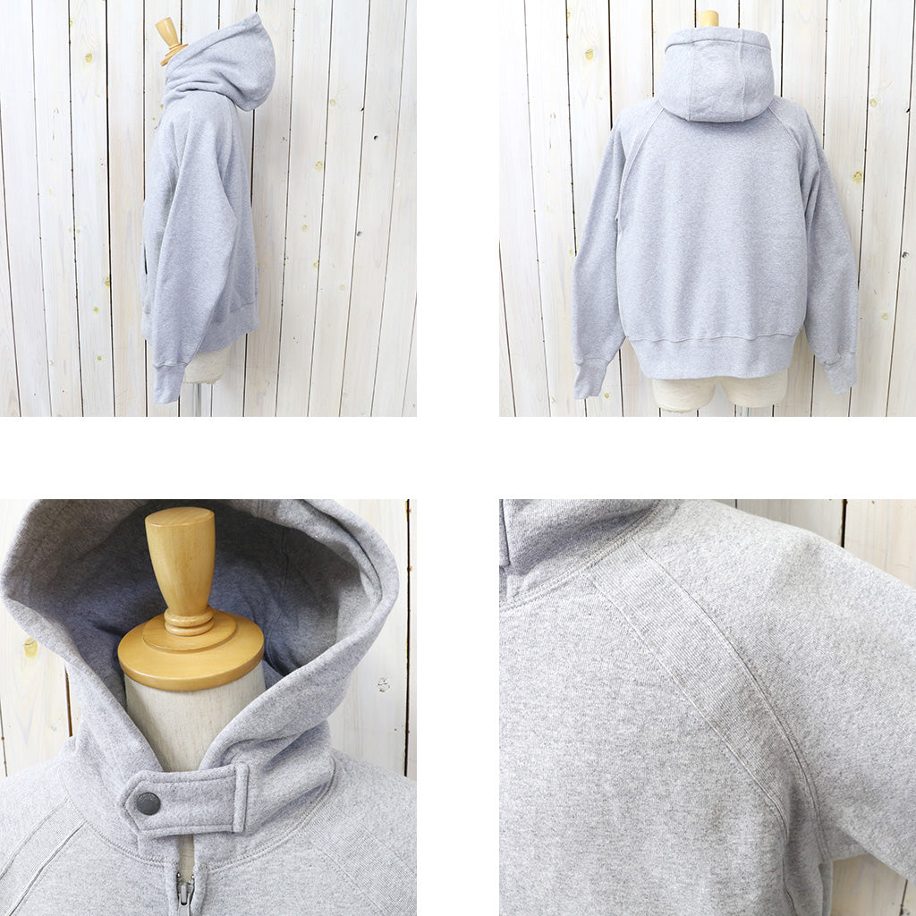 ENGINEERED GARMENTS : Zip Up Hoodie-12oz Cotton Fleece (H.Grey)
