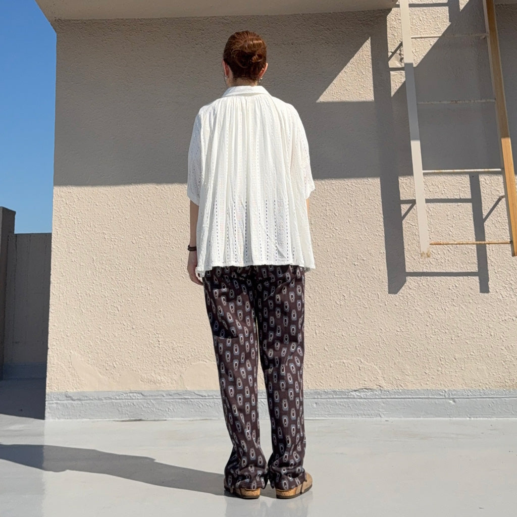 Needles : Track Pant-Poly Jq. (Frog Eye)