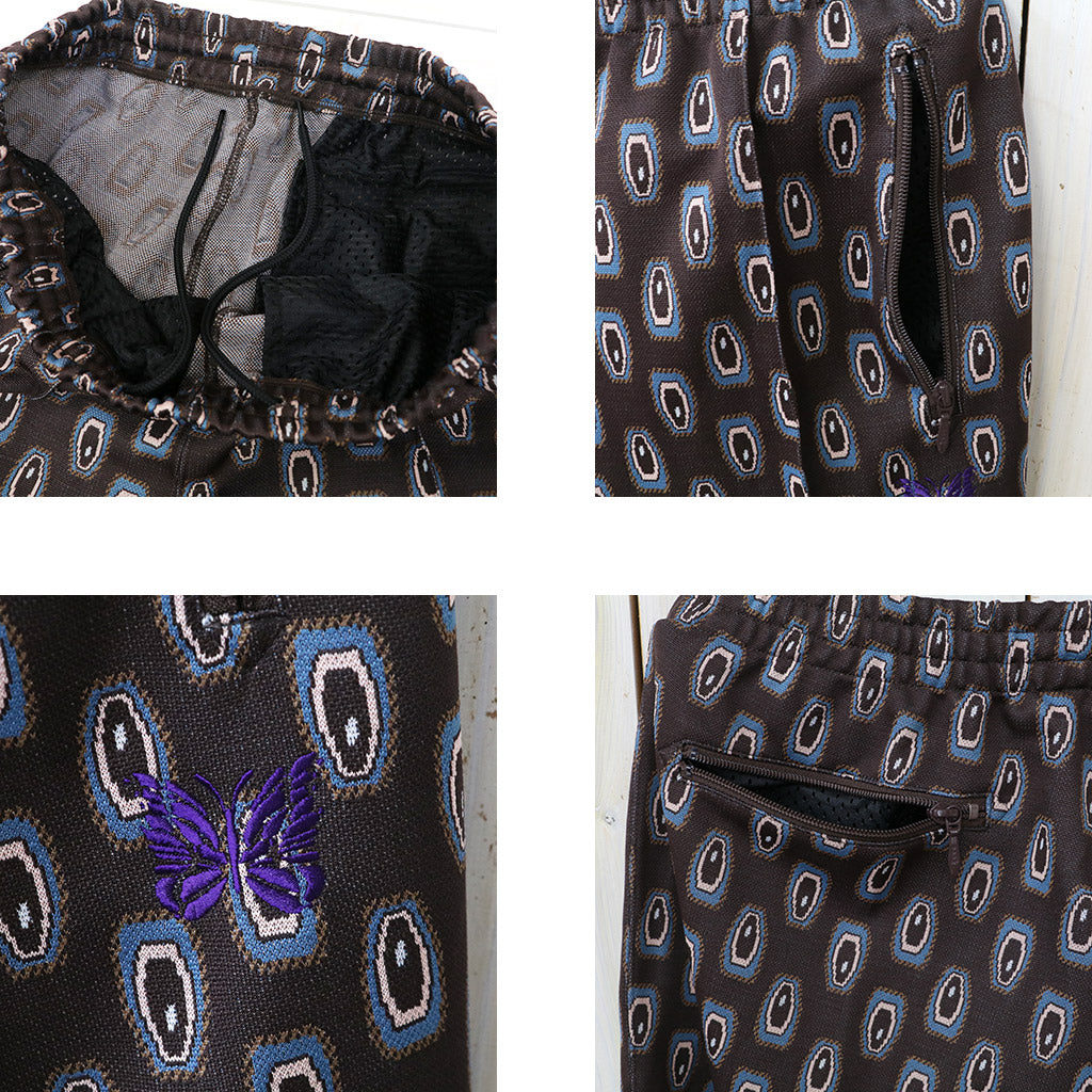 Needles : Track Pant-Poly Jq. (Frog Eye)