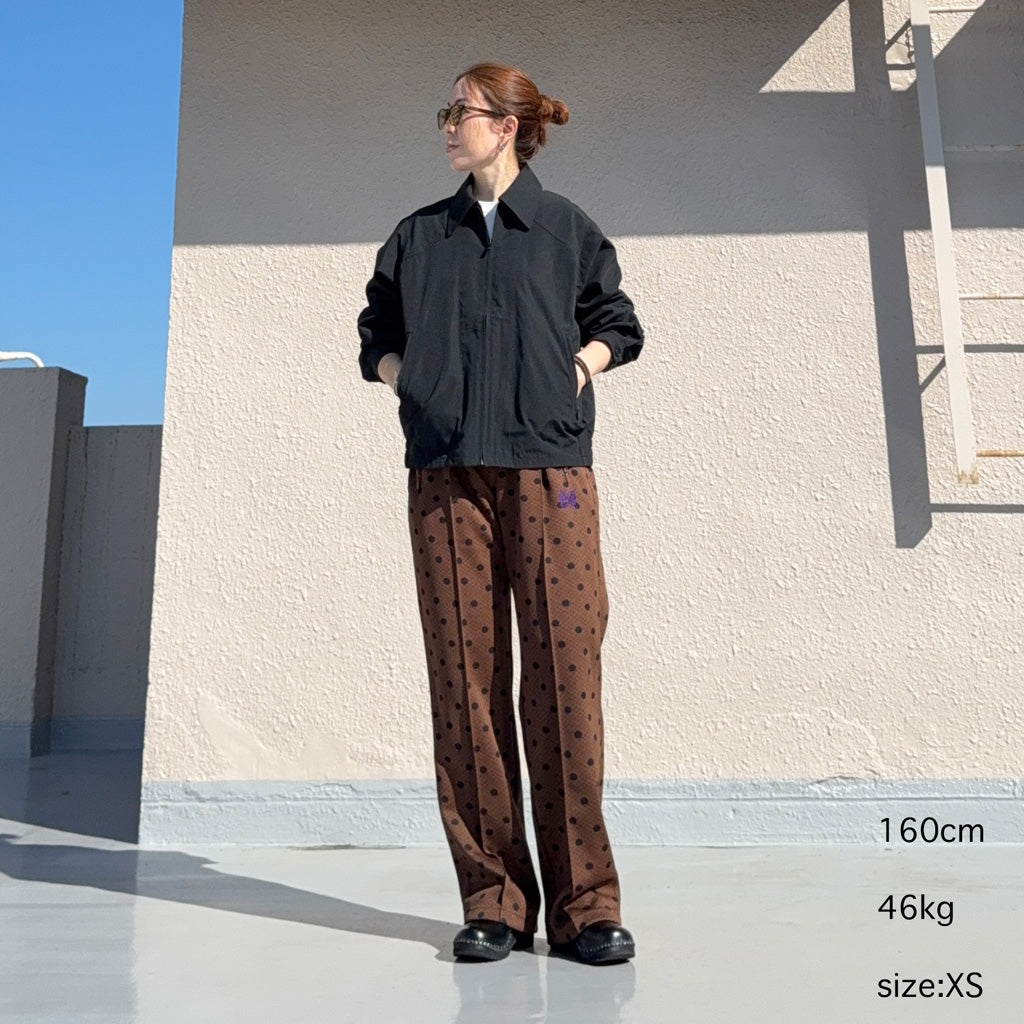 Needles : Track Pant-Poly Jq. (Polka Dot)