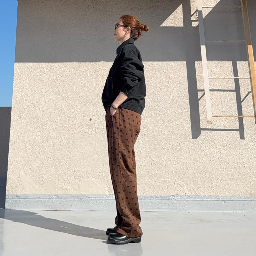 Needles : Track Pant-Poly Jq. (Polka Dot)