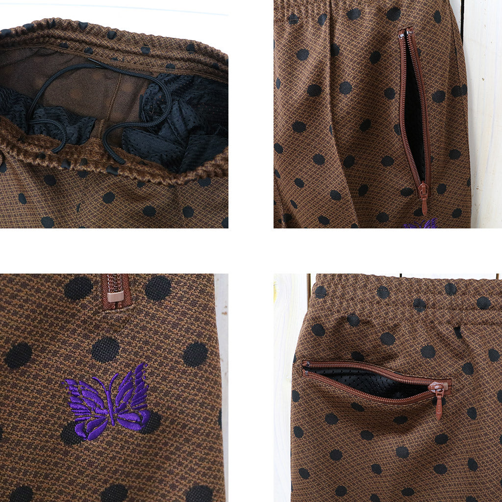 Needles : Track Pant-Poly Jq. (Polka Dot)