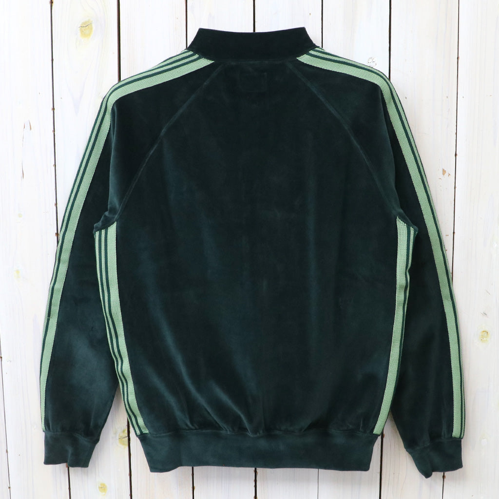 Needles : Rib Collar Track Jacket-C/PE Velour (Green)