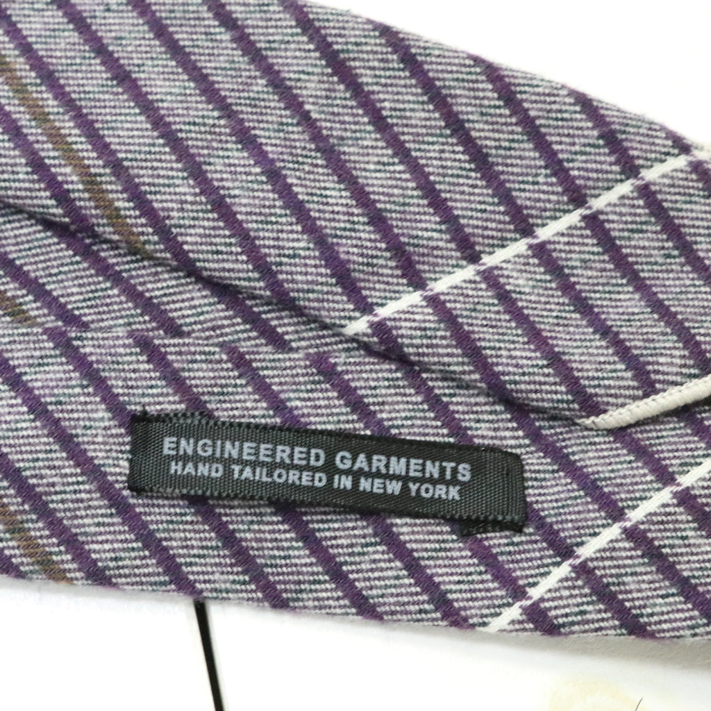 ENGINEERED GARMENTS : Neck Tie-Color Cotton Color Block Check