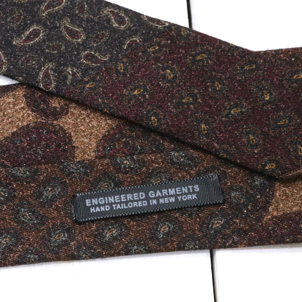 ENGINEERED GARMENTS : Neck Tie-Cotton Paisley PW Print