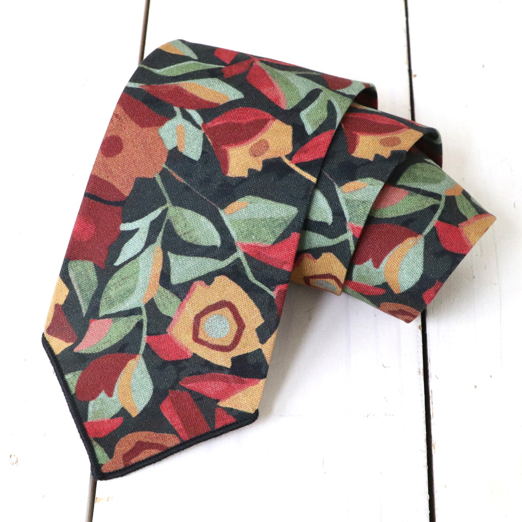 ENGINEERED GARMENTS : Neck Tie-Cotton Rose Print