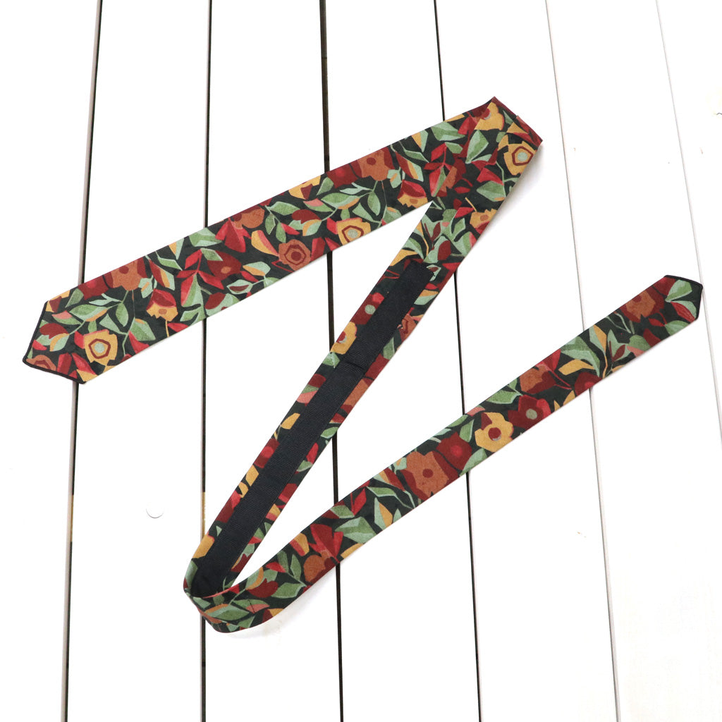 ENGINEERED GARMENTS : Neck Tie-Cotton Rose Print