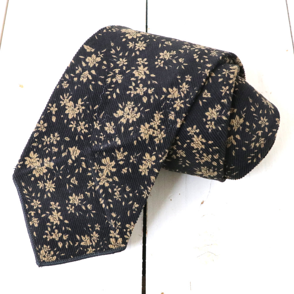ENGINEERED GARMENTS : Neck Tie-21W Corduroy Small Floral Print